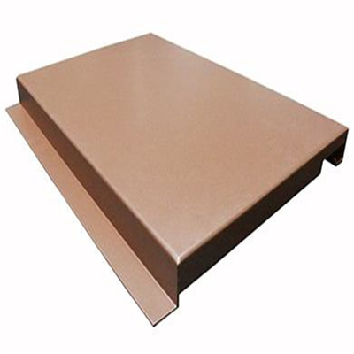 600x600 Aluminium Metal Ceiling Warna Kayu Kait Berlubang Pada Panel Plafon