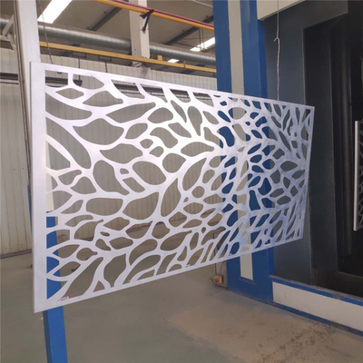 CNC Panel Potong Laser Luar Ruangan Dilapisi Bubuk Untuk Partisi Taman