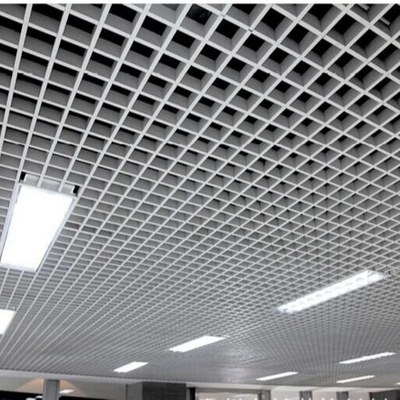 100x100 Aluminium Metal Ceiling PVDF Coating Aluminium Open Cell Ceiling
