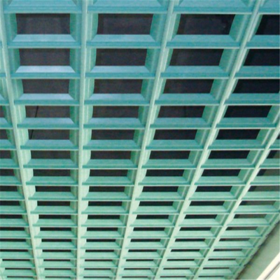 100x100 Pyramid Open Cell Ceiling System Aluminium Grid Ceiling