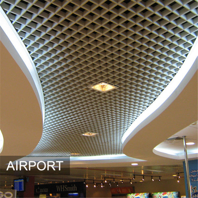 150x150 Metal Open Cell Ceiling Suspended Ceiling Tiles Aluminium Grid Ceiling
