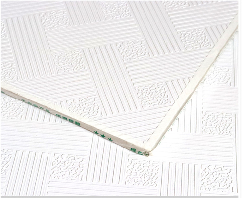 Papan Plafon Gypsum PVC Miring Persegi Ketebalan 12mm-16mm