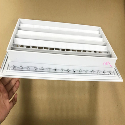 Extruded Aluminium Linear Grill Diffuser Powder Coated Rectangle
