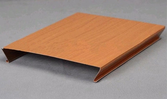 0.9mm Aluminium Metal Ceiling Wind Load Resistant Fireproof S Strip Metal Plank