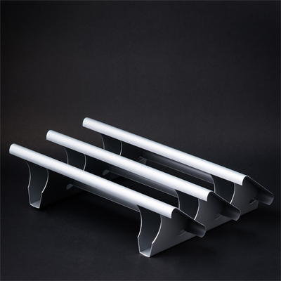 Roll Formed Horizontal Aluminium Louvres C berbentuk 85mm Lebar