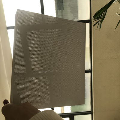 Langit-langit Logam Aluminium 50x150 Ultra Mikro Perforasi U Baffle