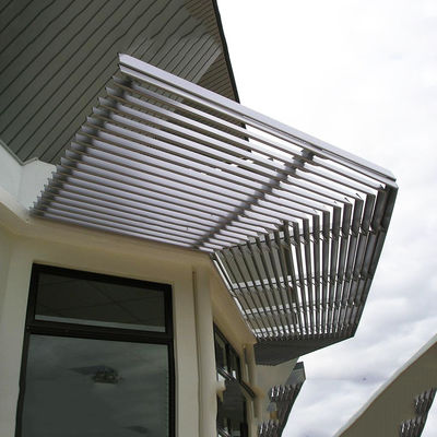 Tirai Surya Aluminium 85mm Berongga untuk Eksterior