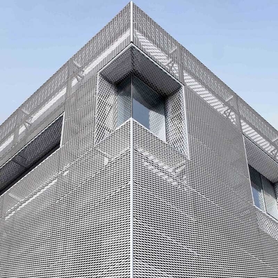 Expanded Mesh Aluminium Cladding Panel 2mm Aluminium Wall Panels