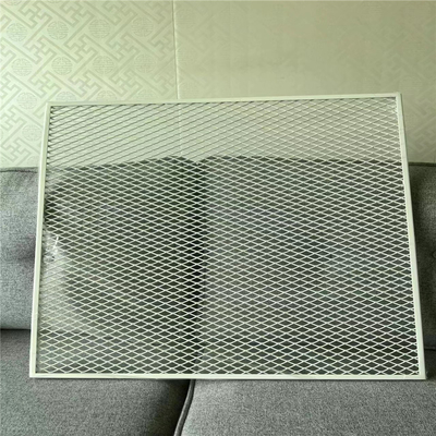 595x595mm Aluminium Metal Ceiling Lay On Screen Mesh Panel