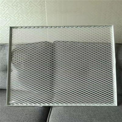 595x595mm Aluminium Metal Ceiling Lay On Screen Mesh Panel