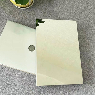 0.8mm Mirror Aluminium Honeycomb Panel Untuk Hiasan Dinding Plafon