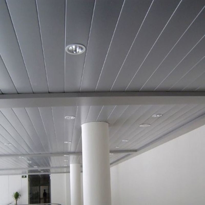 C Strip Aluminium Metal Ceiling Ukuran Disesuaikan Dan Warna Tinggi 16mm