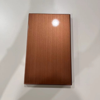 Cat Metalik Brushed Copper Aluminium Solid Panel 150x200x20mm