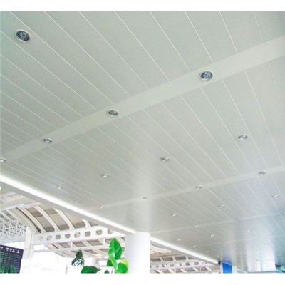 Aluminium Metal C Strip Linear Ceiling Suspended Fireproof 0.4mm Thickness