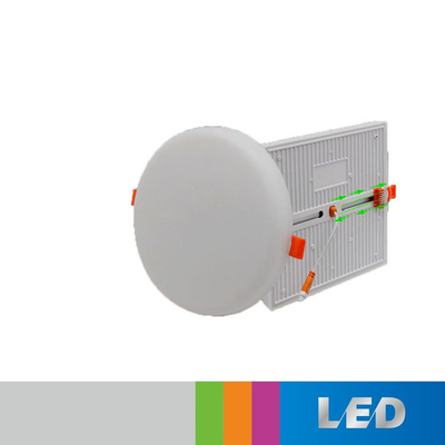 Lampu LED Panel Tanpa Bingkai Bulat 10W Diameter 100mm Untuk Pusat Konvensi