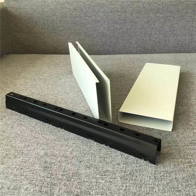 50x100mm Aluminium Metal Ceiling Suspended U Shaped Acoustic Ceiling System