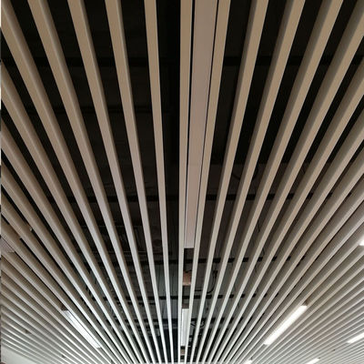 50x100mm Aluminium Metal Ceiling Suspended U Shaped Acoustic Ceiling System