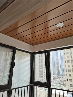 bandara Aluminium Metal Ceiling H Strip 400mm Mudah Dibongkar
