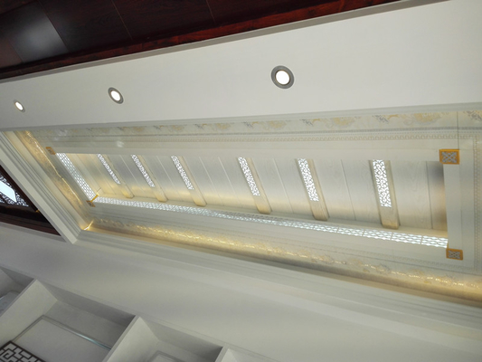 bandara Aluminium Metal Ceiling H Strip 400mm Mudah Dibongkar