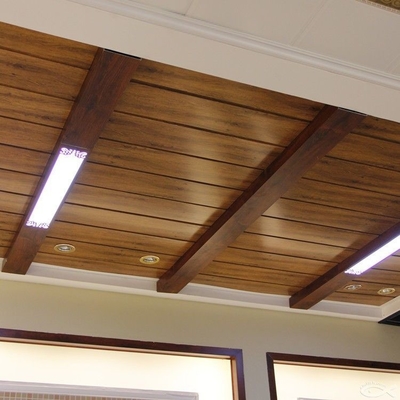 bandara Aluminium Metal Ceiling H Strip 400mm Mudah Dibongkar