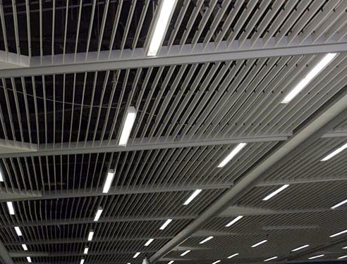 Fireproof A Screen Aluminium Metal Ceiling 200x3000mm mudah dibersihkan