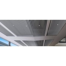 Modern 200x3000mm Aluminium A-Screen Ceiling Tebal 0,5mm