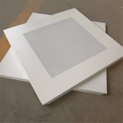 0.7mm Aluminium Logam Langit-langit Klip Ditangguhkan Berlubang
