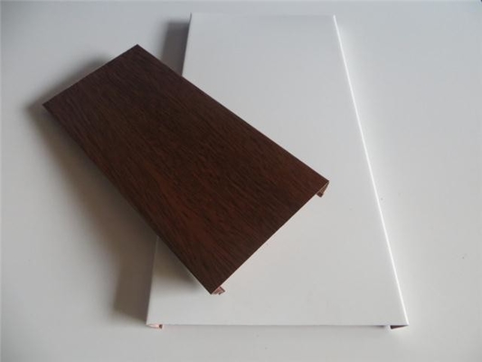 185x3000mm U Strip Aluminium Metal Ceiling Warna Ringan Dapat Disesuaikan