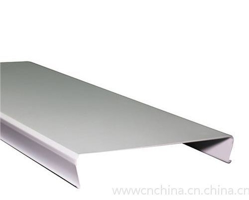 Modern 185x3000mm Aluminium U-strip Plafon Tebal 0,5mm