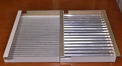 Panel Bergelombang Aluminium ISO9001 1500X5000mm Warna yang Dapat Disesuaikan