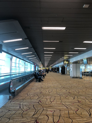 Langit-langit Logam Aluminium G Strip Warna yang Dapat Disesuaikan Untuk Stasiun Metro