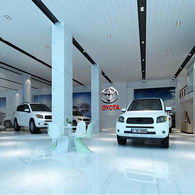 Waterproof Aluminium Alloy H Strip Ceiling Untuk Pusat Perbelanjaan