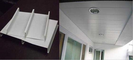 Waterproof Aluminium Alloy H Strip Ceiling Untuk Pusat Perbelanjaan