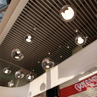 30X150mm Aluminium Metal Ceiling Metalworks Acoustic Box Baffle Ceiling