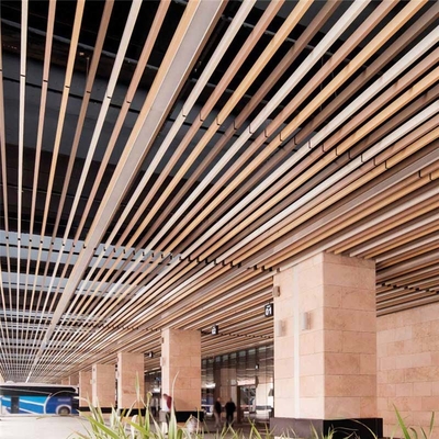 30X150mm Aluminium Metal Ceiling Metalworks Acoustic Box Baffle Ceiling