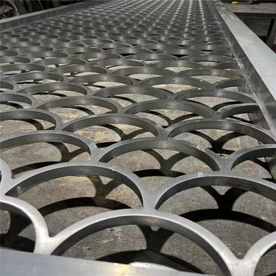 Panel Layar Privasi Potong Laser Logam Aluminium Ketebalan 8mm Disesuaikan