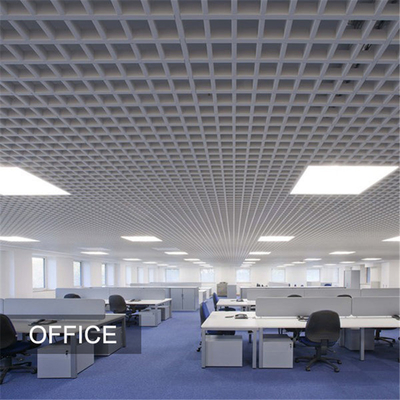 150x150mm Metal Open Cell Ceiling Tiles Suspended Aluminium Grid Ceiling