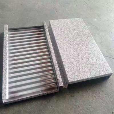 Panel Bergelombang Aluminium Tahan Air 1500x5000mm Untuk Stasiun Metro