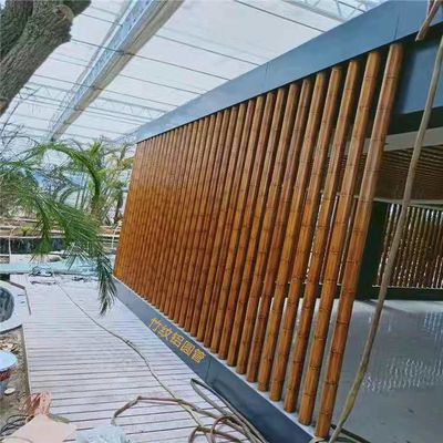 120x3000mm Aluminium Tubular Baffle Ceiling Untuk stasiun Metro