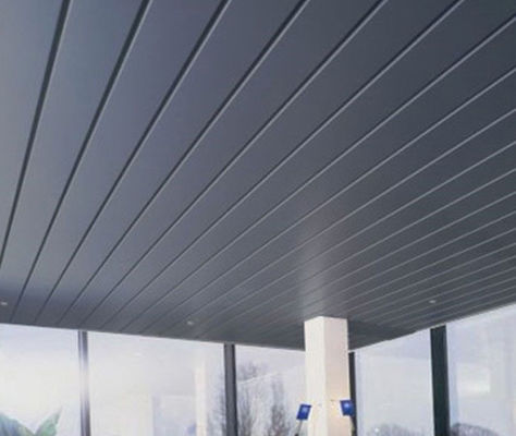 G Strip 0.5mm Aluminium Metal Ceiling Panels 100mm Width Powder Coated