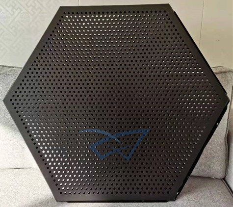 Suspensi Aluminium Metal Ceiling Hexagonal