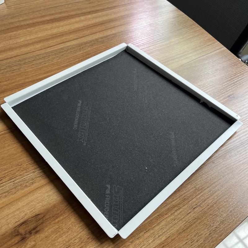 Aluminum Lay In Metal Ceiling Design ISO9001 Square Tiles 0.7mm with  sound proof ceiling