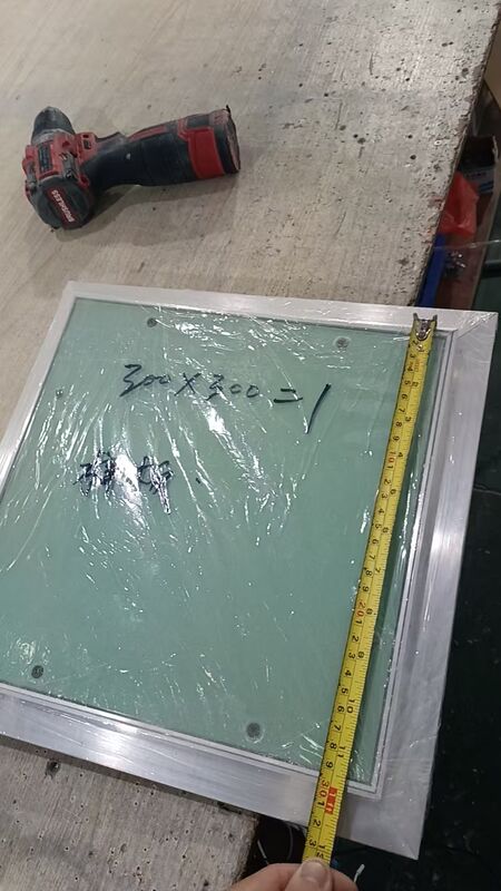 600x600 Metal Wall Access Panel Aluminum Frame Touch Latch Lock