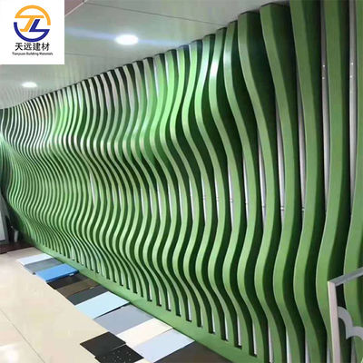 AA5005 AA3003 Profil Aluminium Bangunan Dekorasi Aluminium Eksterior Lapisan
