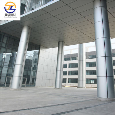 Lembar Lemari Aluminium melengkung ACP 4mm Interior Metal Wall Cladding