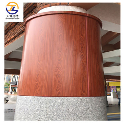 Panel langit-langit aluminium tahan asap 1220mm X 2440mm eksterior