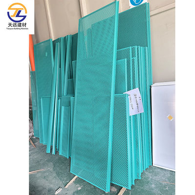 1100 3003 5005 Profil Aluminium Dekoratif Kayu Gain Lantai dinding eksternal