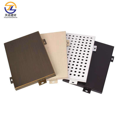 Customized Aluminium Curtain Wall for Office Building Ceiling with Different Perforation Options